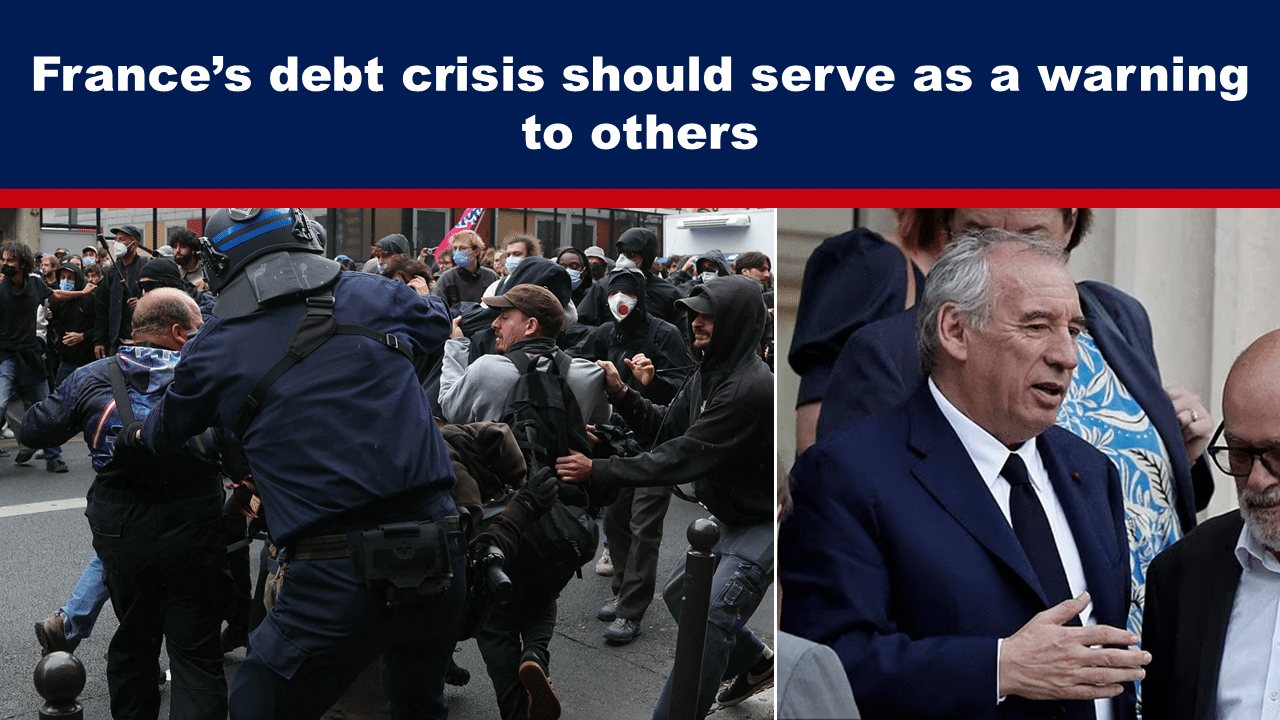 Expose News: France's debt crisis stirs unrest, sparking warnings to the world. Protests and politics collide in dramatic scenes on the streets!