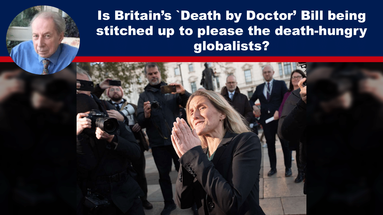 Expose News: Concerned group reacts to Britain’s controversial 'Death by Doctor’ Bill, rumored to be influenced by globalist interests.