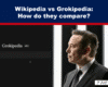 Expose News: Wikipedia vs Grokipedia: A striking showdown with a contemplative figure against a bold backdrop, teasing a clash of knowledge giants.