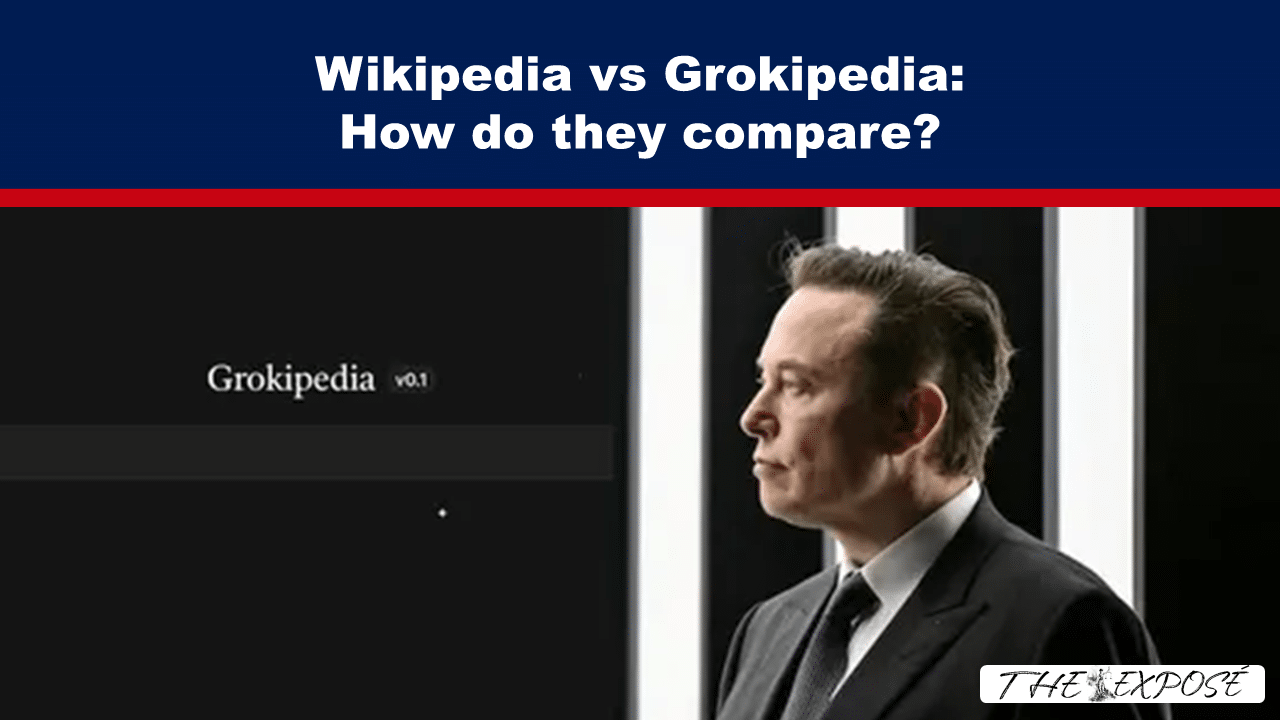 Expose News: Wikipedia vs Grokipedia: A striking showdown with a contemplative figure against a bold backdrop, teasing a clash of knowledge giants.