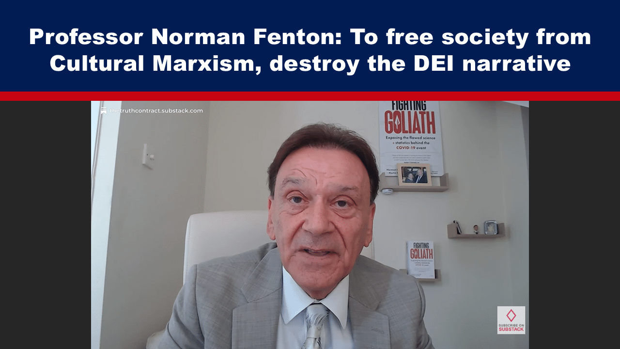 Expose News: Professor discusses freeing society from Cultural Marxism and destroying the DEI narrative, standing against the flow in his office setting.