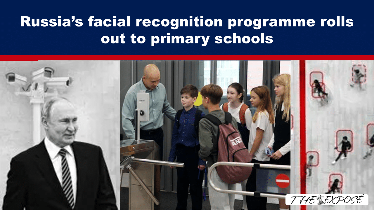- The Expose Expose News: OMG! Putin's watching your kids! Russia's facial recognition programme rolls out to primary schools, with cameras and Putin himself! #Russia #FacialRecognition