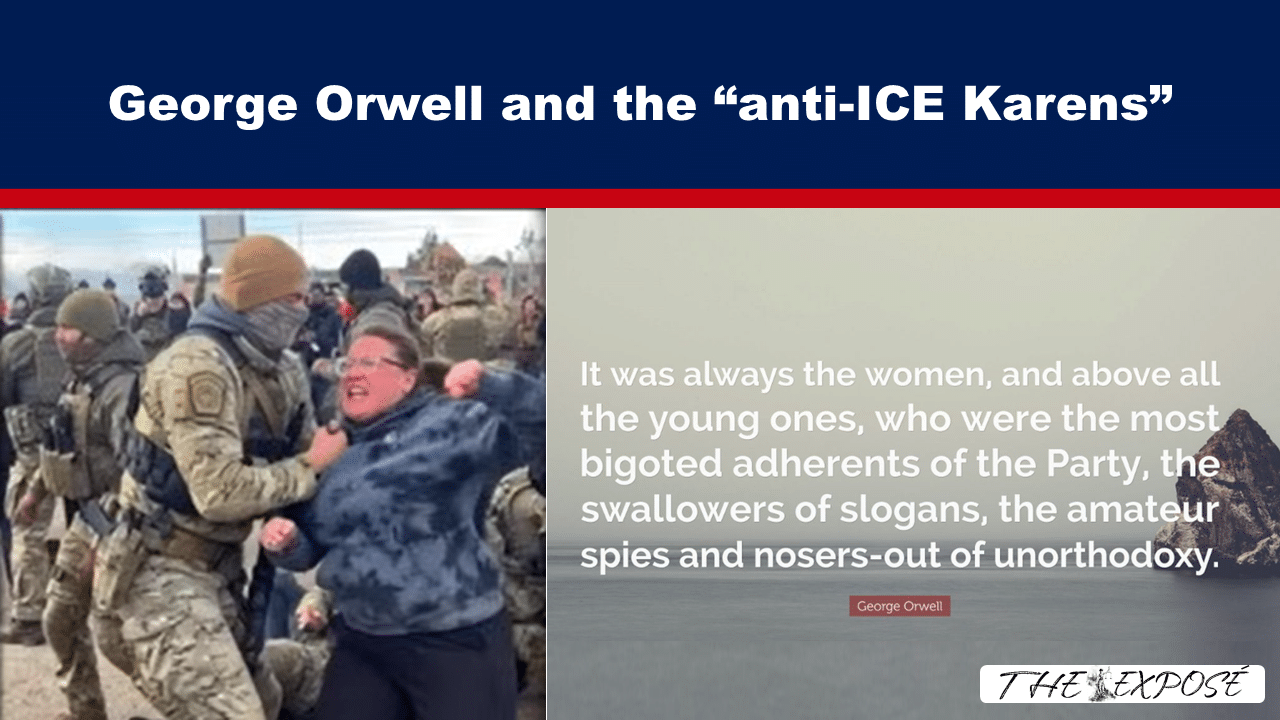 - The Expose Expose News: Is this a scene straight out of 1984? George Orwell and the “anti-ICE Karens” square off! Who will win?