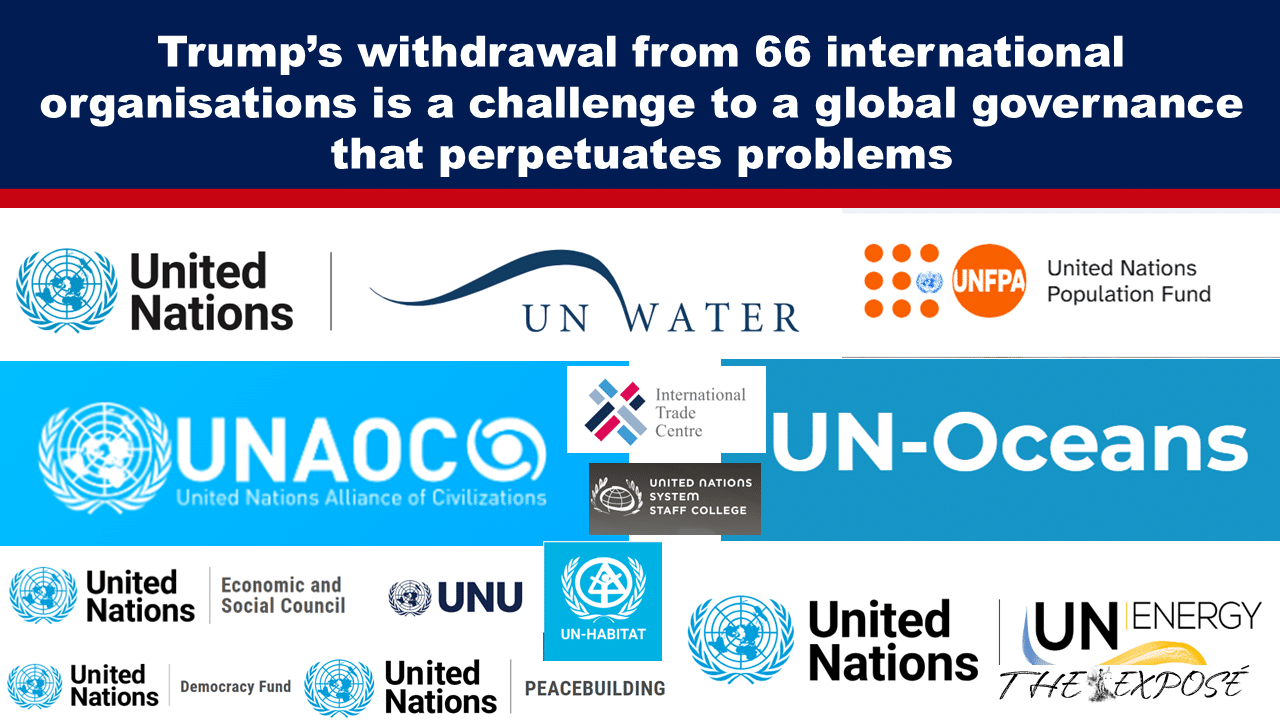 - The Expose Expose News: Holy moly! Trump's daring move to ditch 66 international groups is shaking up global governance like never before! Is this the end of problems?!