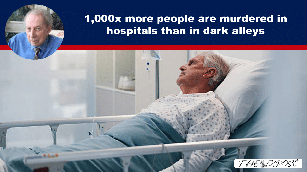 Expose News: Gasp! Are you safer in a dark alley? This shocking image reveals 1,000x more people are murdered in hospitals! Unbelievable, right?!