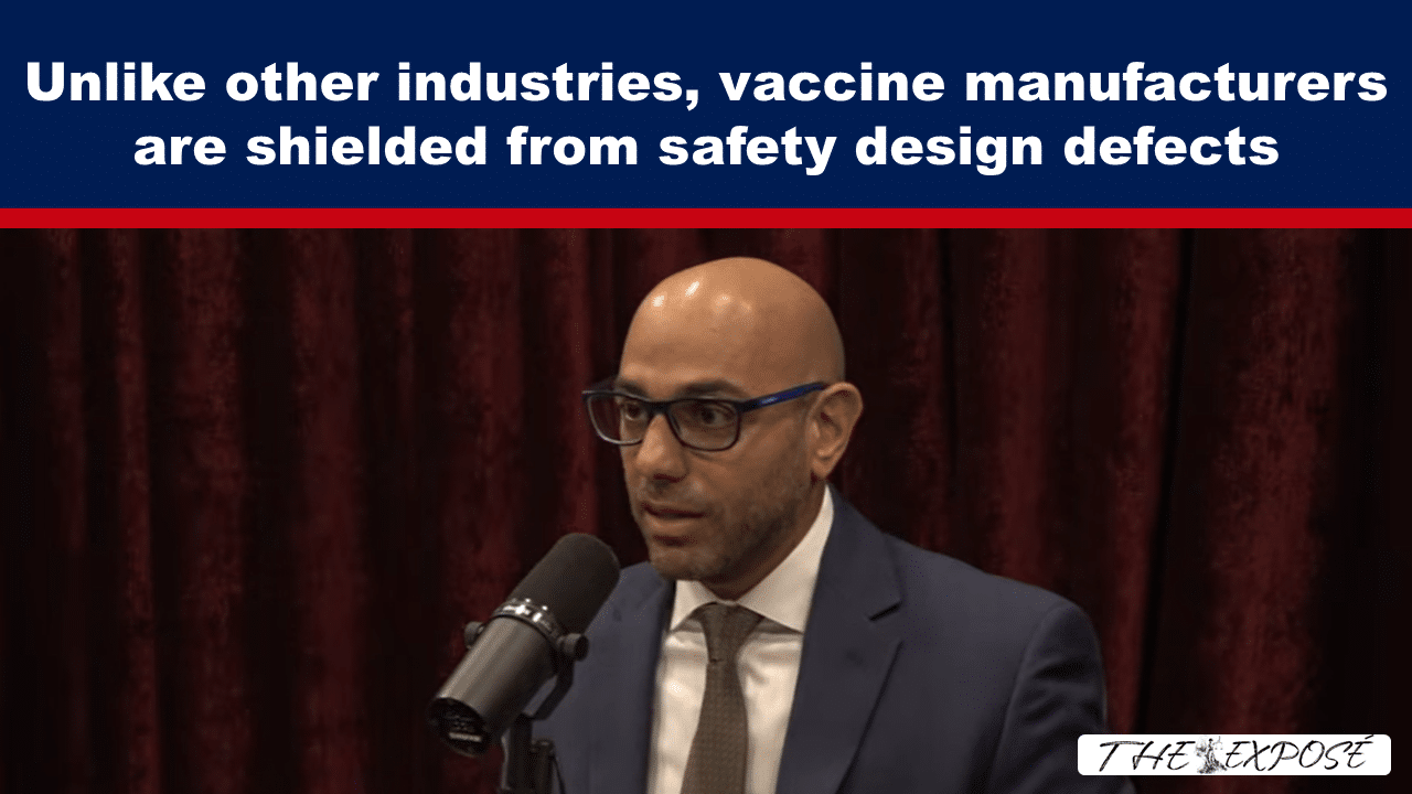 - The Expose Expose News: Man discusses how vaccine manufacturers, unlike other industries, dodge safety design defect issues.