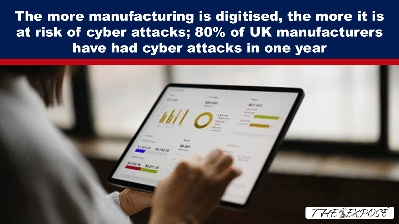 Expose News: As manufacturing goes digital, watch out! 80% of UK firms faced cyber attacks last year. Stay alert!