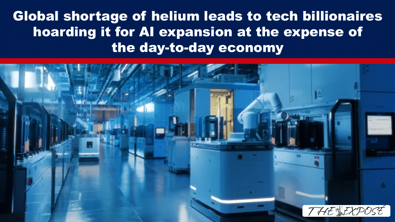 Expose News: Tech billionaires hoarding helium for AI growth, risking everyday economy amid global shortage. What's next?