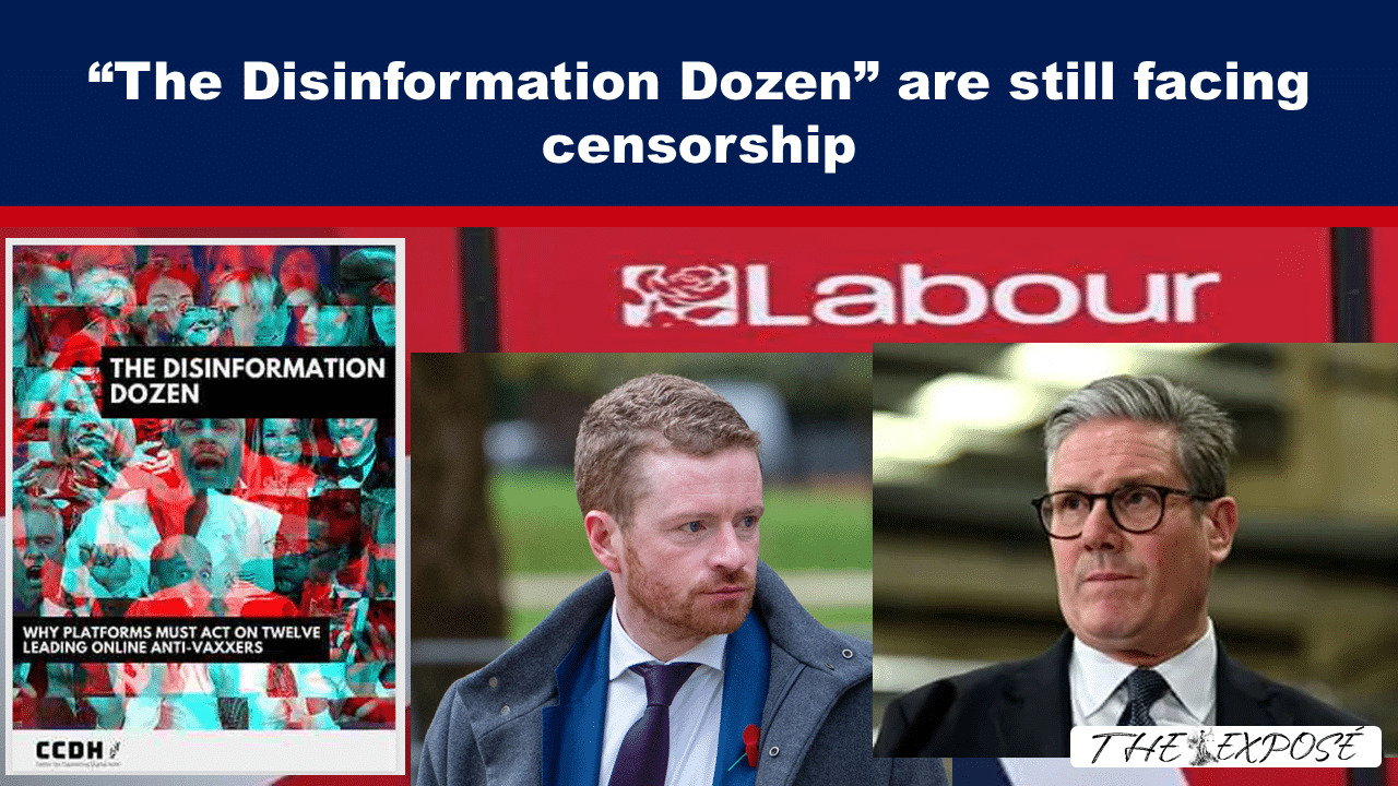 Expose News: The Disinformation Dozen are still facing censorship! The drama unfolds as these figures challenge the system.