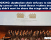 Expose News: SHOCKING: An Australian choir sparks outrage by refusing to perform at a charity concert for Bondi Beach victims, citing stage-sharing issues.